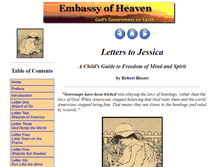 Tablet Screenshot of letterstojessica.embassyofheaven.com