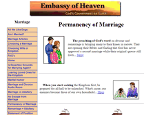 Tablet Screenshot of marriage.embassyofheaven.com