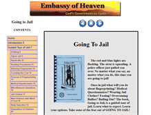 Tablet Screenshot of goingtojail.embassyofheaven.com