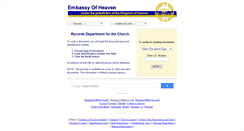 Desktop Screenshot of embassyofheaven.org