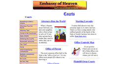 Desktop Screenshot of courts.embassyofheaven.com