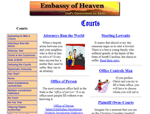 Tablet Screenshot of courts.embassyofheaven.com