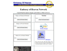 Tablet Screenshot of dns2.embassyofheaven.net